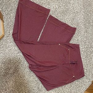 Maroon/Burnt red trouser stretch pants